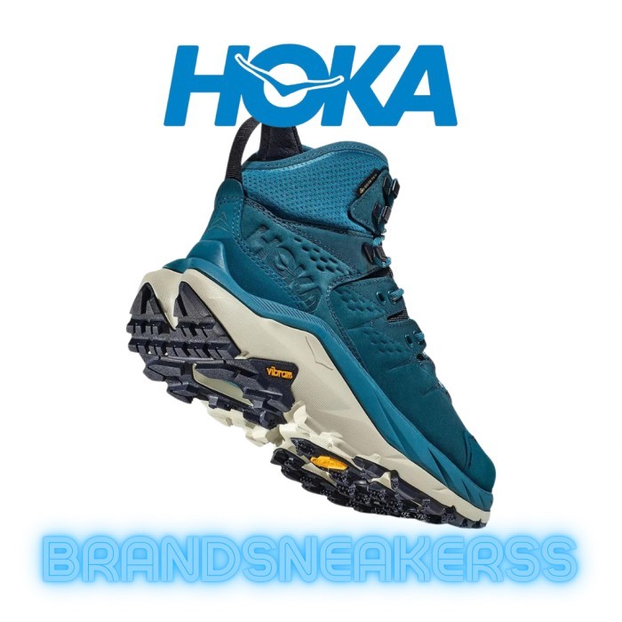 SEPATU HOKA KAHA 2 HIGH GORETEX BLUE CORAL Original 100%