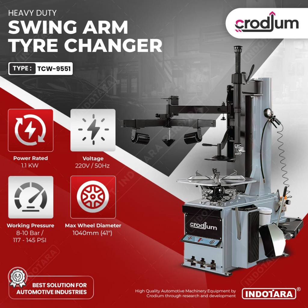 Tyre Changer Mesin Pembuka Ban Mobil Motor - CRODIUM TCW-9551