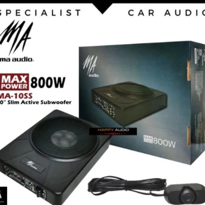 Jual Subwofer Aktif Kolong Jok Mobil 10"Inch Ma Audio