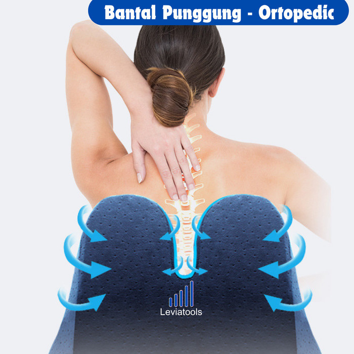 Promo Bantal Cushion Ortopedi Sandaran Penyandar Penyangga Punggung Pinggang