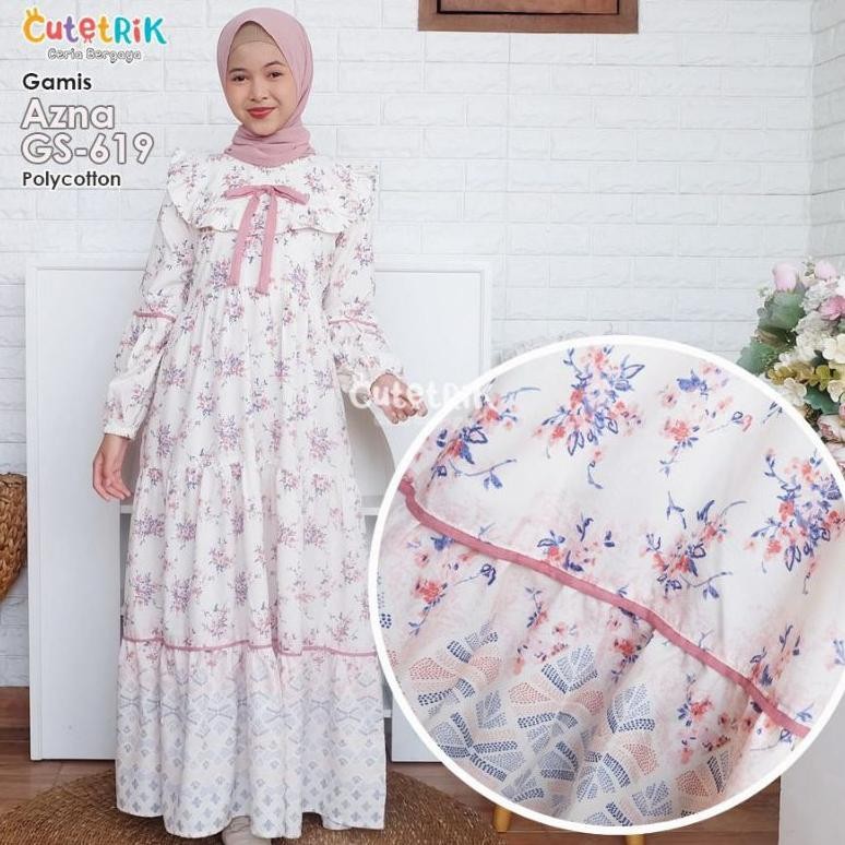 HK TERBARUU VIRALL GAMIS COUPLE ANAK HINGGA DEWASA, GAMIS AZNA ORI BY CUTETRIK TERLARIS