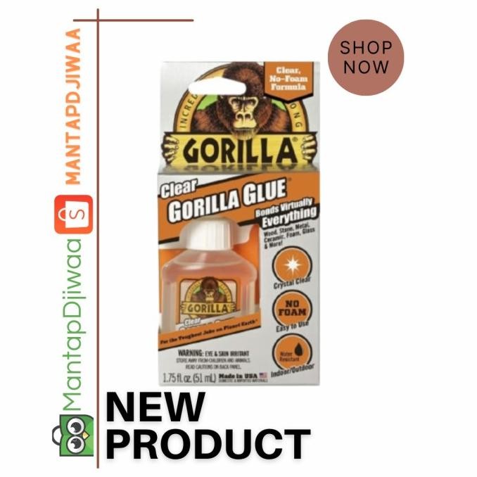 

Promo Gorilla 51 Ml Lem Original Clear COD