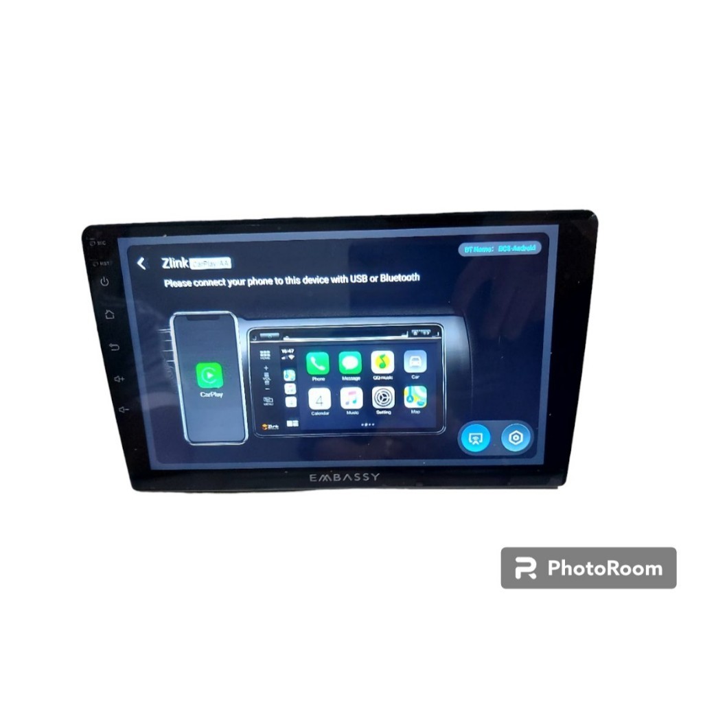 Head Unit Android 10 Inch EMBASSY terbaru Ram 2Gb Memory Internal 32Gb Terbaru Carplay android 10