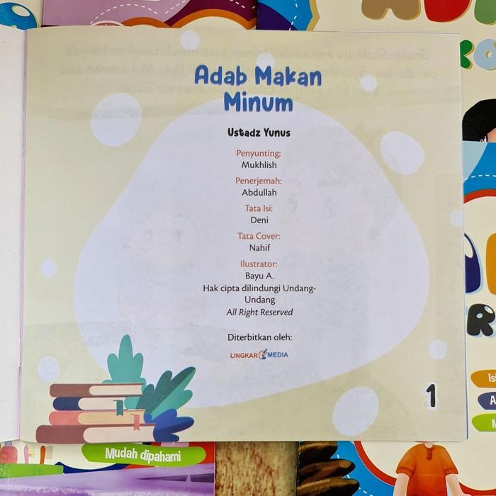 

1 Set Buku Cerita Anak - Seri Adab Anak Muslim Lingkar Media Books