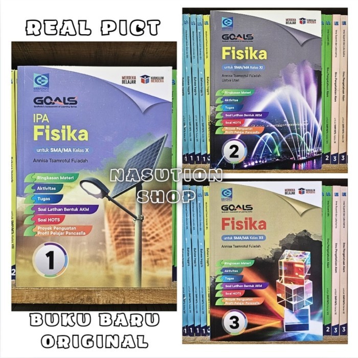 

Goals Ipa Fisika Kelas 10 11 12 Sma Grafindo Kurikulum Merdeka - Buku Soal 1 2 3 Km