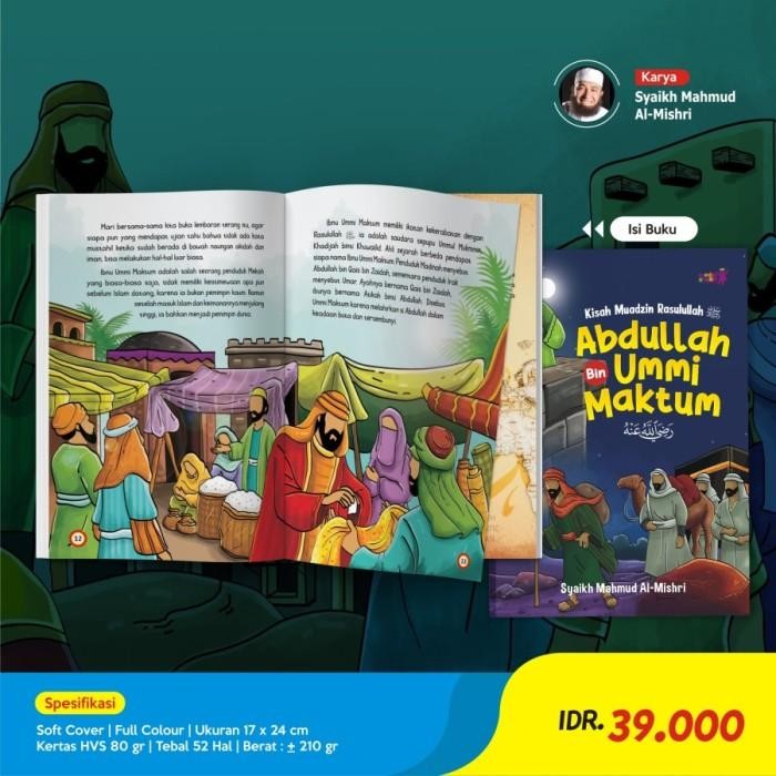 

Abdullah Bin Ummi Maktum Kisah Muadzin Rasulullah Buku Anak Ms Soft Cover Books