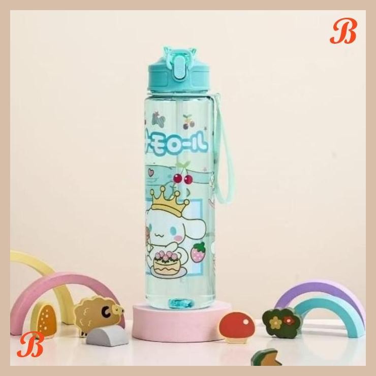 | KK | BOTOL MINUM ANAK ANAK MOTIF KARAKTER SANRIO KUROMI MY MELODY HELLOKITTY CINNAMOROLL 900ML VIR