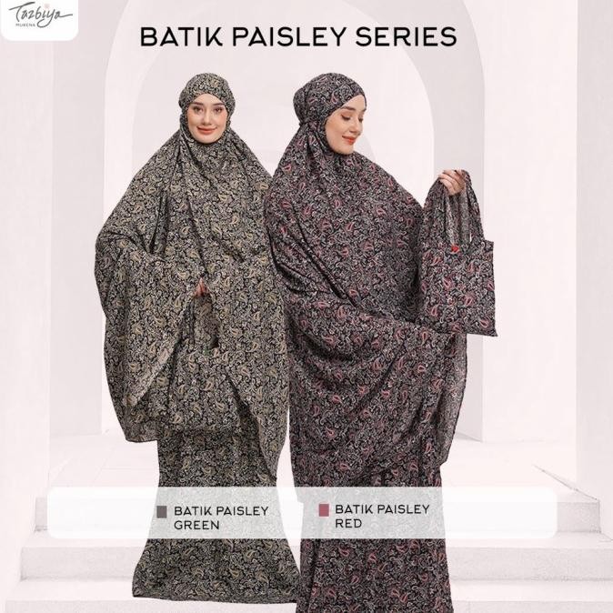 Spesial Mukena Tazbiya Allover Batik Paisley Series Allsize