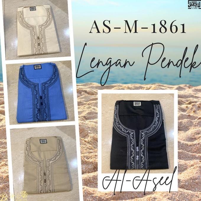 Promo, Jubah Al Aseel Dewasa Lengan Pendek Warna As-M-1861