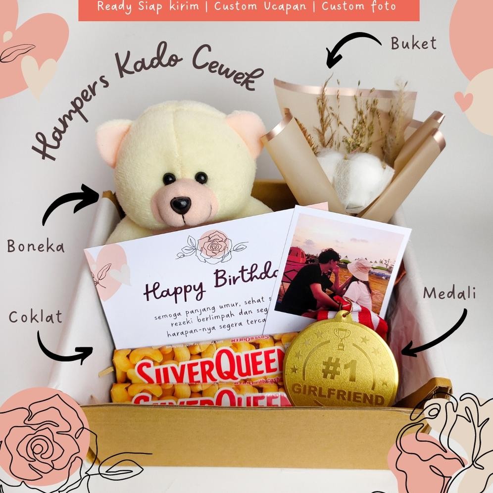 

SALE Hampers kado cewek | hadiah valentine kado valentine kado ulang tahun hadiah anniversary pacar wisuda birthday gift hampers coklat kado ultah cewek boneka bunga hampers hadiah cewe murah dg-78