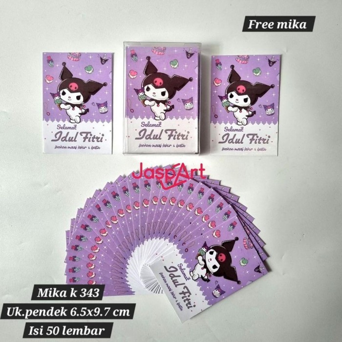 

New! AMPLOP LEBARAN HARI RAYA IDUL FITRI MURAH MERIAH READY STOCK KOTAK MIKA ISI 50 LEMBAR AMPLOP KARTUN LUCU - mika k343 Idul Fitri