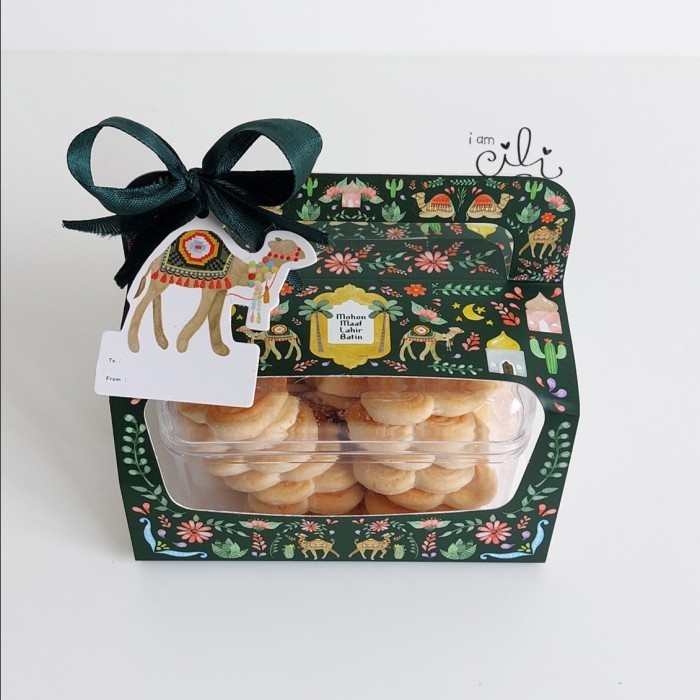

New! Good- BOX TENTENG TOPLES KOTAK LEBARAN kue kering toples idul fitri Idul Fitri