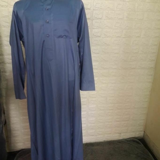 Terlaris, Jubah / Gamis / Thobe / Jubba Ikhwan Import Rawat Al Safa Seri Biru