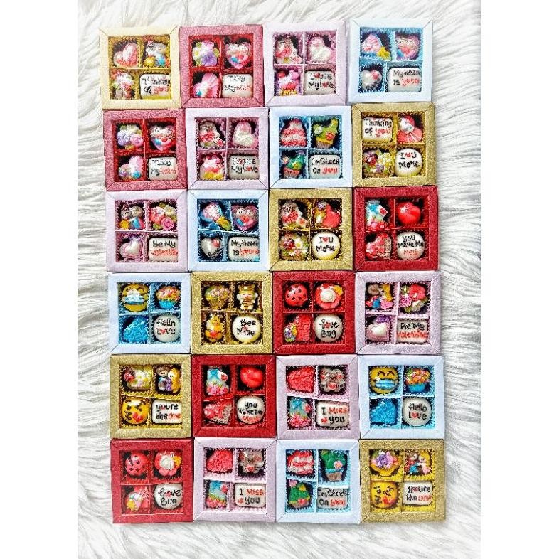 

SPECIAL (min order 2 pcs)kado coklat valentine isi 4 untuk hadiah pacar sahabat valday fx-2