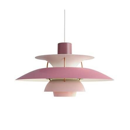 New Lampu Gantung Minimalis Scandinavian Japandi Louis Poulsen Replica Ph5 Pink Hues Of Rose