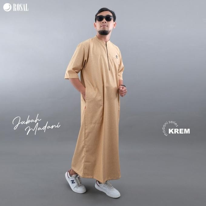 Terlaris, Jubah Madani/Jubah Sholat/Gamis Pria/Baju Gamis