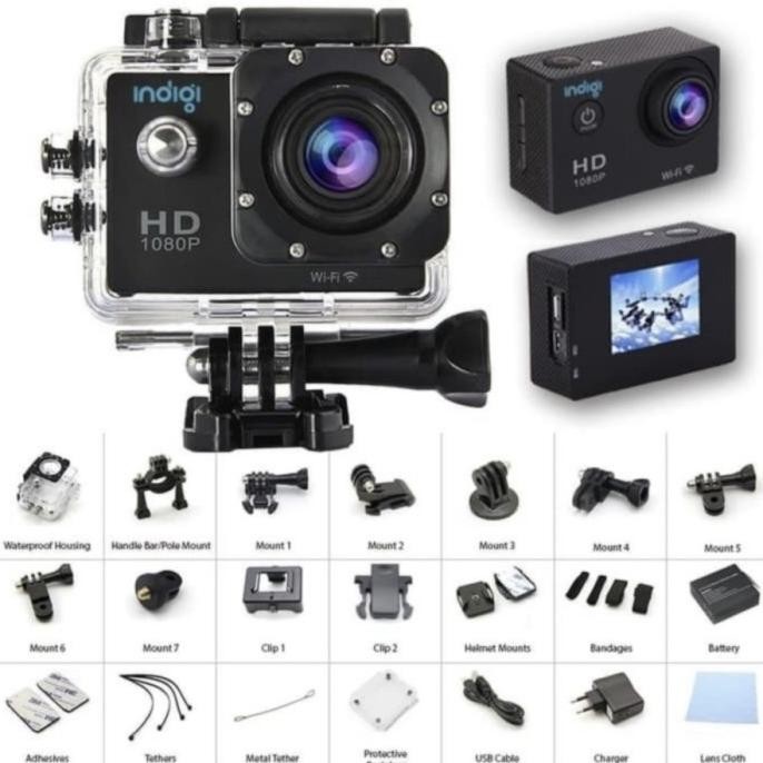 CAMERA KAMERA CCTV CAM SPORTCAM SPORT ACTION MOTOR ANTI AIR 1080P WIFI