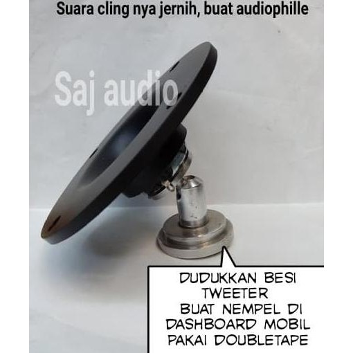 Tweeter Magnet Neodymium Dome 4 Inch Car Or Home Audio Plus stand Besi Terlaris