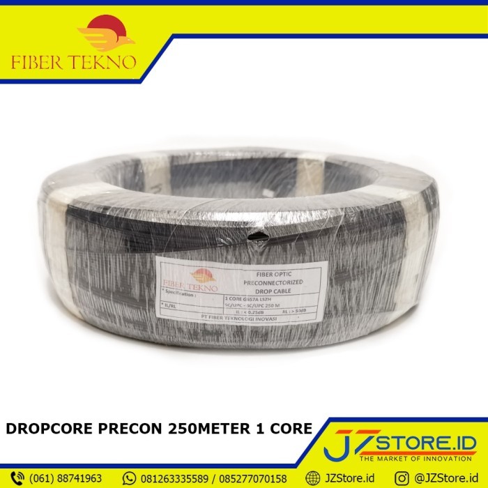 Dropcore Precon 250meter 1 core Kabel fiber Optik Fiber Optic Cable