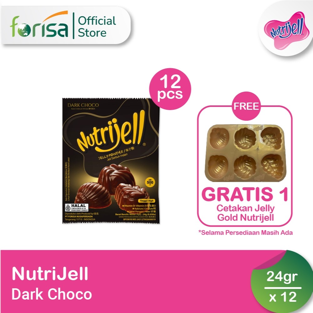 

Nutrijell Reguler Dar Choco 24 Gr 12 Pc Free Cetaan Gold