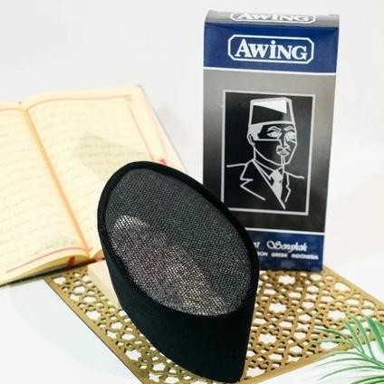 PECI SONGKOK AWING AC KOPIAH HITAM ORIGINAL 100% AGEN GROSIR BERKUALITAS