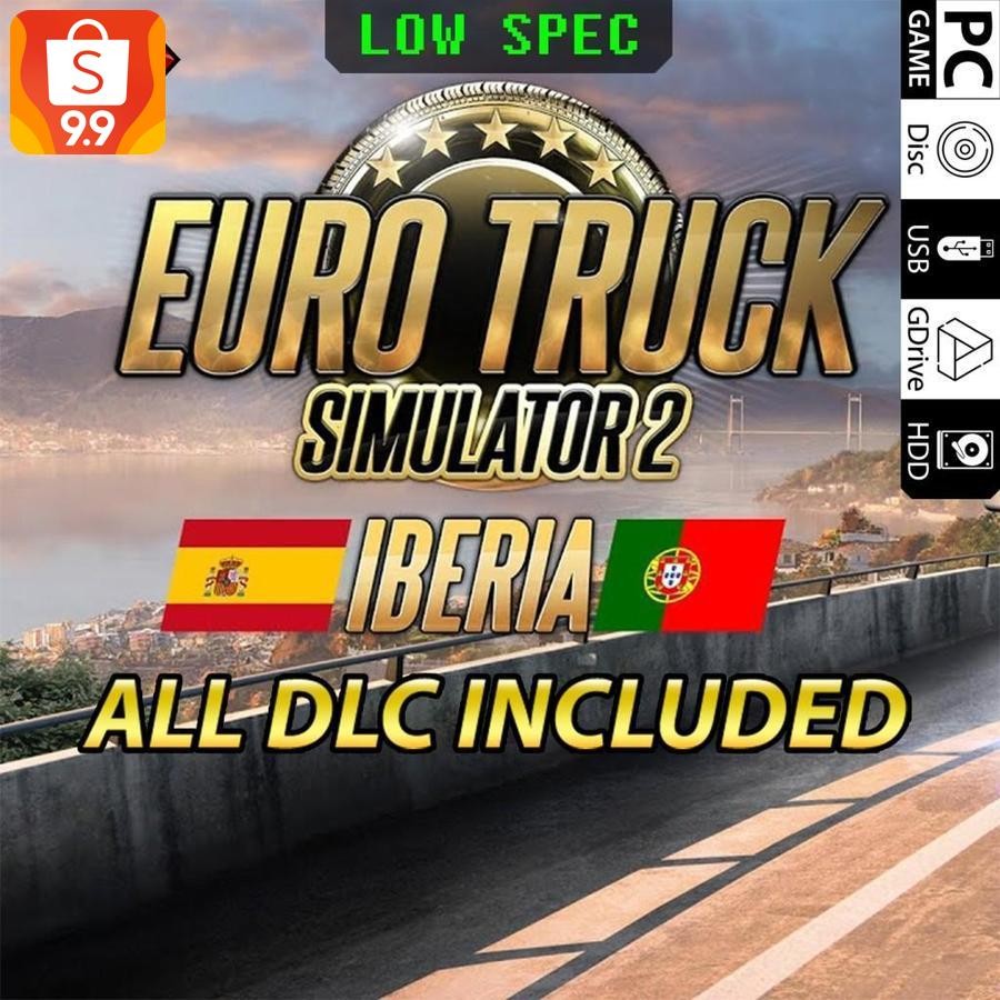 euro truck simulator 2 all dlc included/ets2/ets 2 pc full version/game pc game/games pc games baru