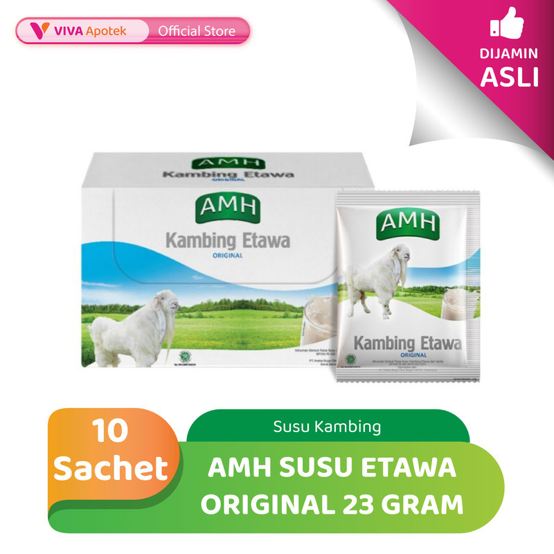 

AMH Susu Etawa Original Susu Kambing Etawa 23 Gram (10 Sachet)