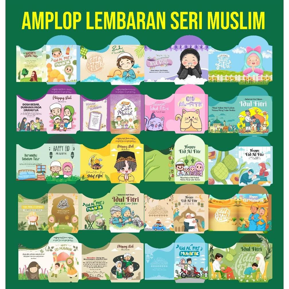 

SPECIAL AMPLOP LEBARAN MEDIUM MUSLIM. (1000Lembaran) pel-116