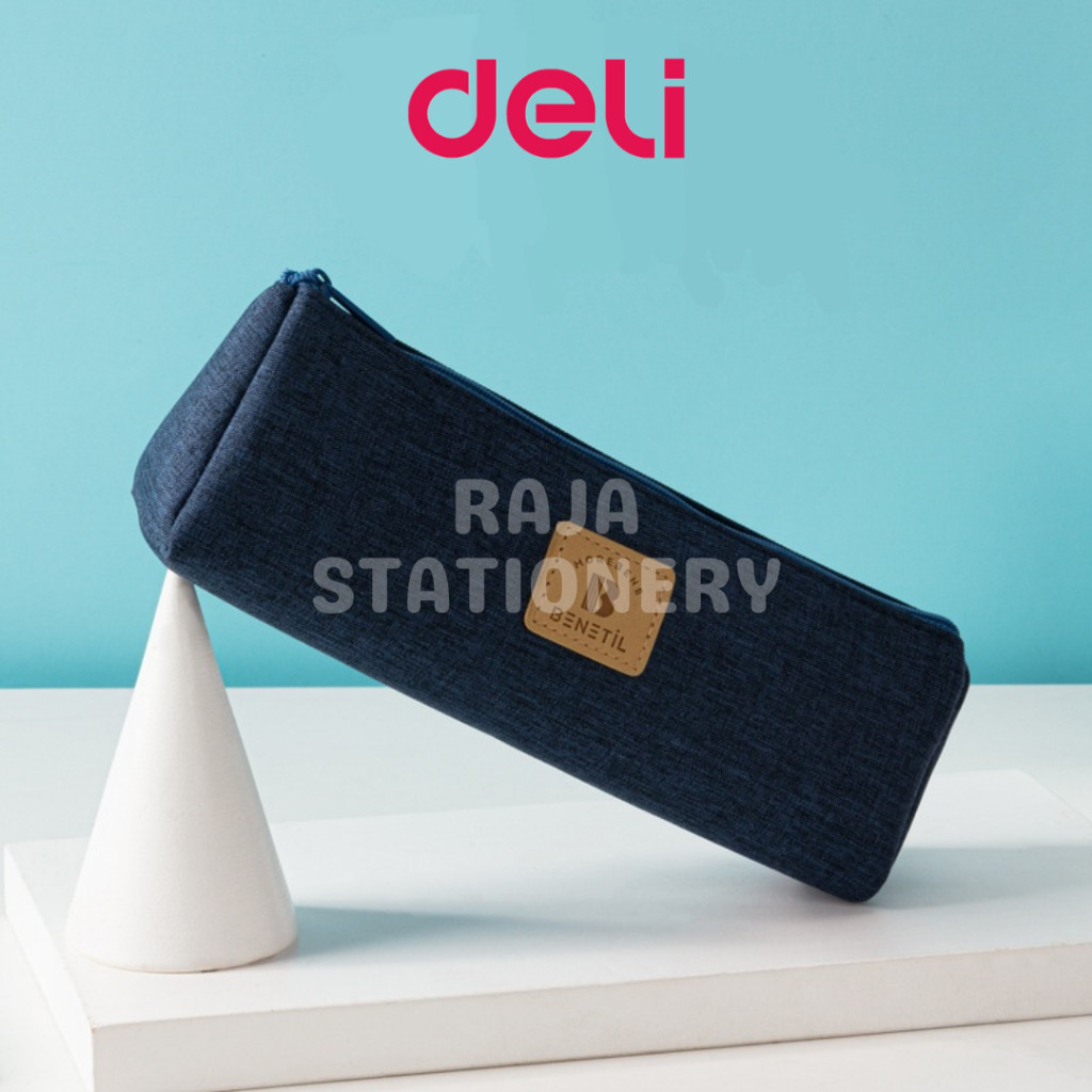 

Deli Pencil Case / Kotak Tempat Pensil Alat Tulis Rapi Pen Kain 67058 RAJA BIG BOX