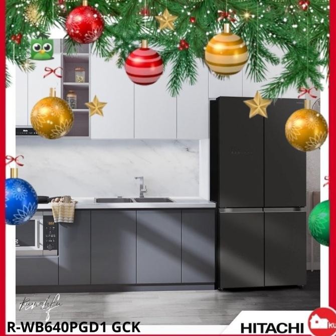 Promo Kulkas Hitachi Rwb640Pgd1 Gck 4 Pintu Rwb640Pgd1 Gck