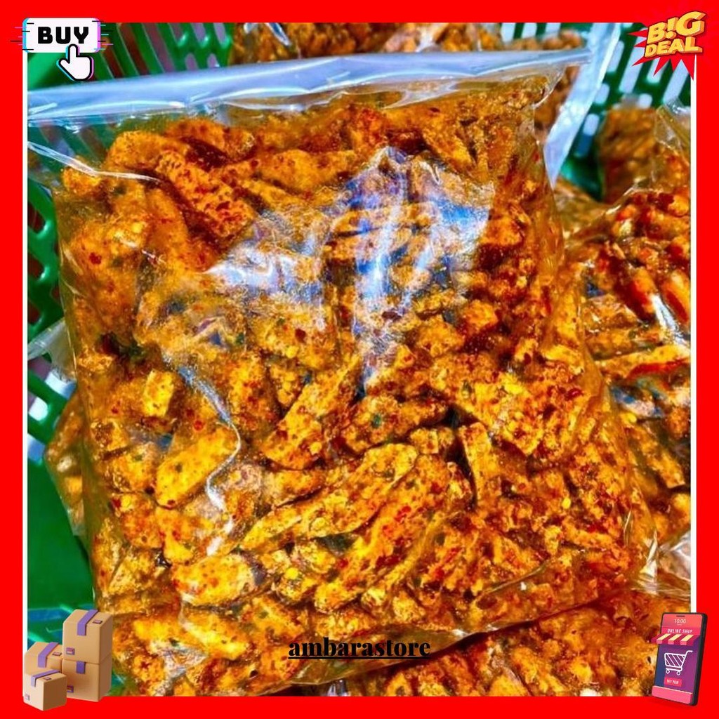 

Basreng Stik Viral 1Kg Pedas Daun Jeruk Jaya Makmur Bisa Cod