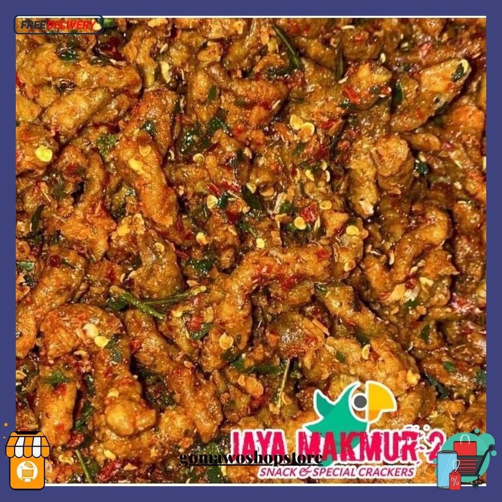 

1Kg Keripik Usus Ayam Pedas Daun Jeruk Termurah Banget