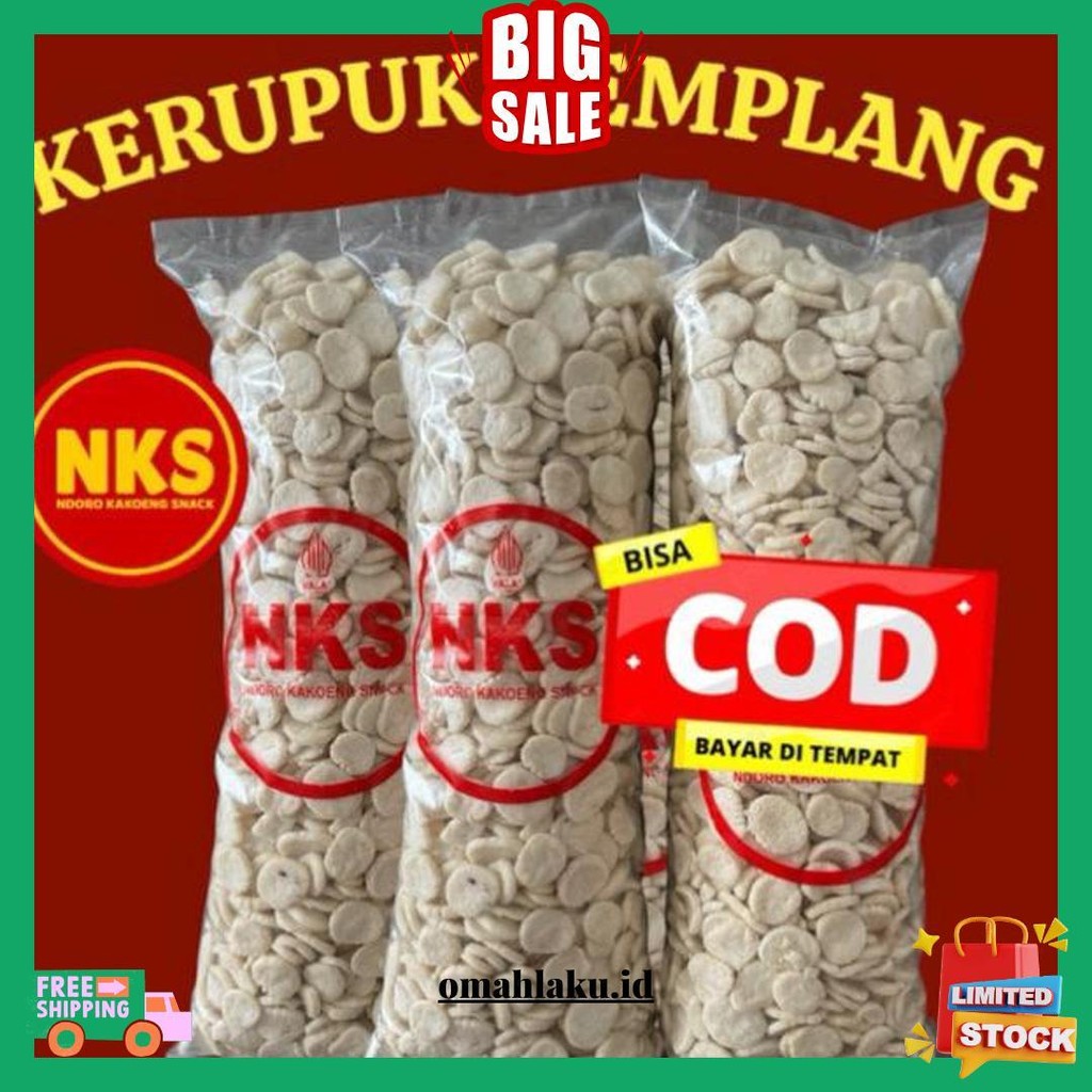 

Kerupuk Kemplang Coin 1 Ball 850Gr -Nks- Kerupuk Snack Original Produk