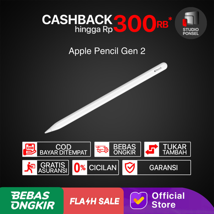 Apple Pencil 2nd Generation IBOX iPad Air 5 2021 Mini 6 Gen 2 Resmi