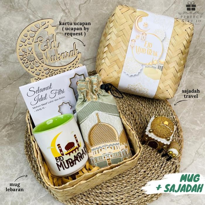 

Limited Hampers Idul Fitri Lebaran Paket Ramadhan - Mug Sajadah Lebaran