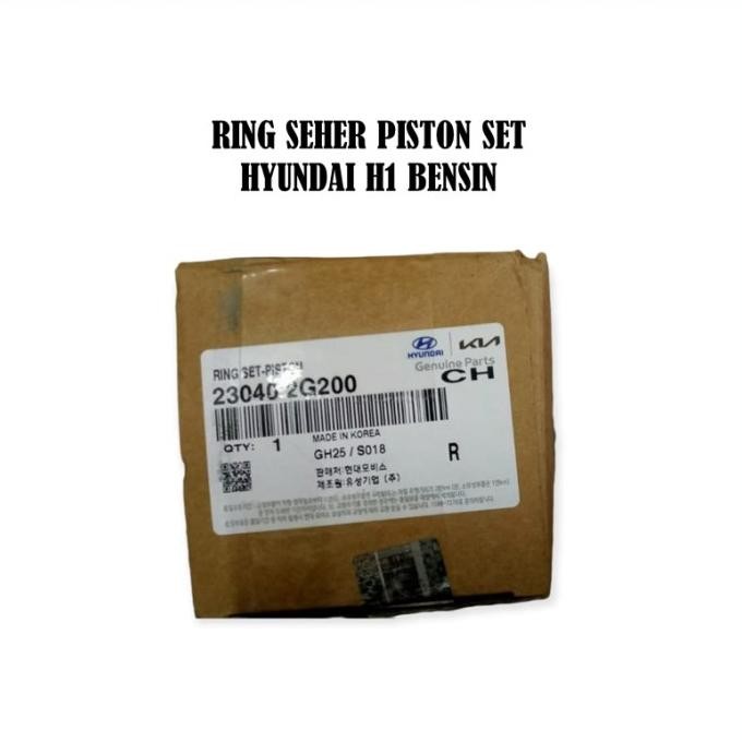 RING SEHER HYUNDAI H1 BENSIN RING PISTON SET HYUNDAI H1 BENSIN STD TERLENGKAPP