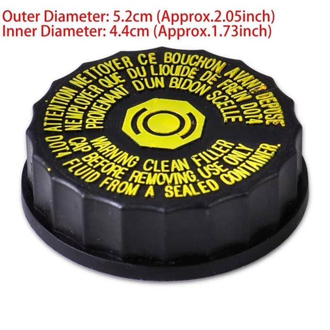 Tutup Tangki Minyak Rem Peugeot 206 306 307 308 406 407 806 Tank Cap Terbaikk