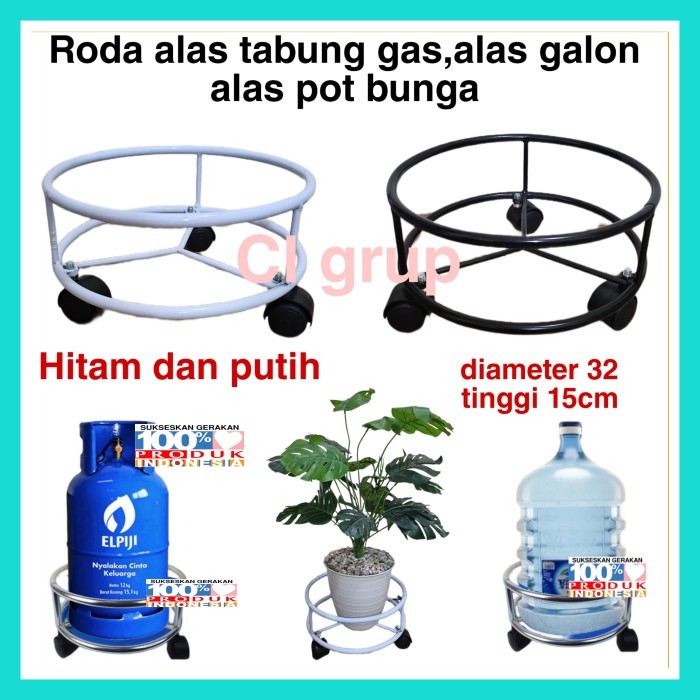 alas tabung gas 12 kg roda rak tabung gas rak tabung gas rak alas pot