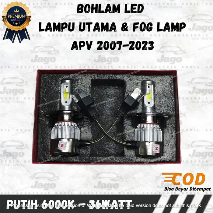 Bohlam Led Lampu Utama Dan Fog Lamp Mobil Apv 2007-2023