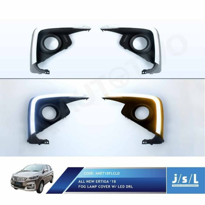 Jsl Led Lampu Kabut Foglamp Drl All New Ertiga 2018 Foglamp Cover Drl