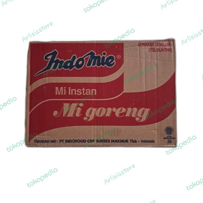 

PROMO MIE / PASTA / INDOMIE GORENG ~ 1 KOTAK = 40bks NON COD
