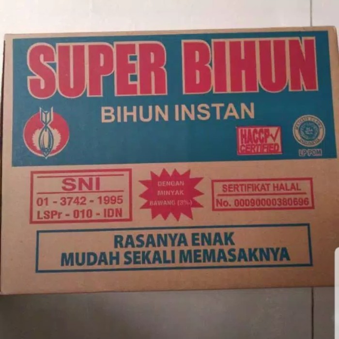 PROMO MIE / PASTA / Super Bihun 1 dus NON COD