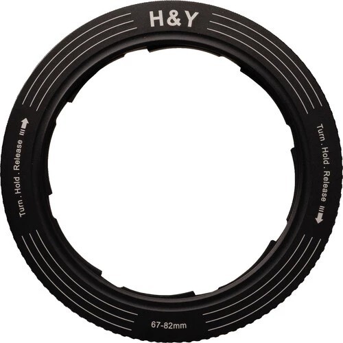 TERMURAH - H&Y Revoring Variable Adapter Ring 67-82mm (filter 82mm)