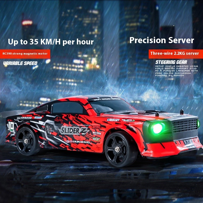 RAPEX 1/14 HBX 2103 35KM RC Car LED Light 4WD With 2.4G Remote Control Muscle Cars High Speed Drift 