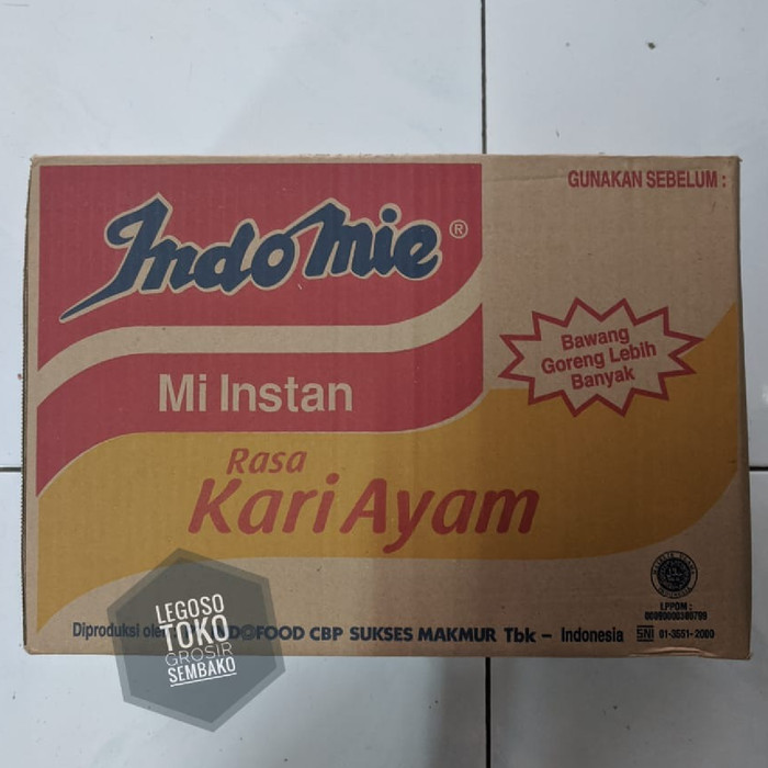 

PROMO MIE / PASTA / Indomie Kari Ayam 72gr x 40 NON COD