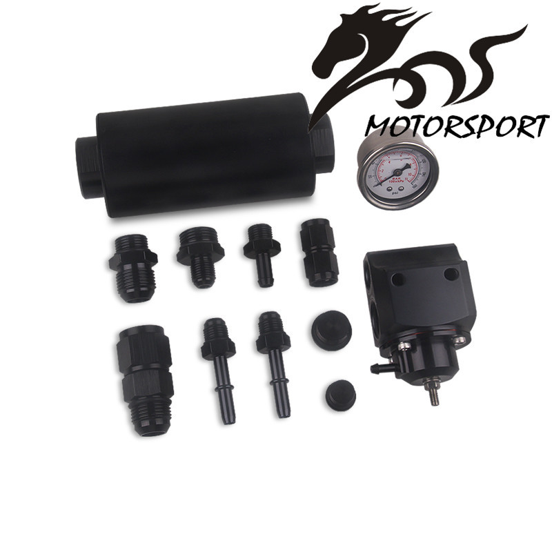 DAMO The New Fuel pressure regulator and Fuel Filter Kit Stainless for BMW E46 M3 2001-2006