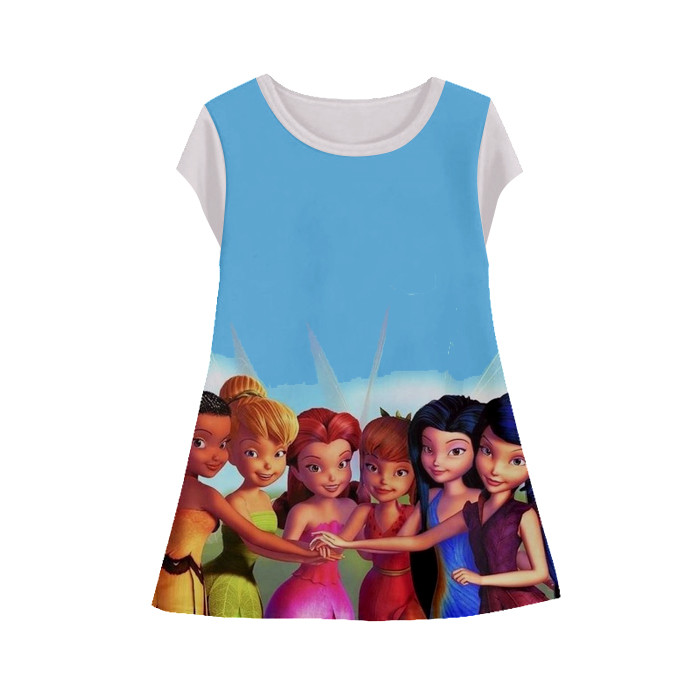 Dress Anak Tinkerbell Tunik-Tinkerbell-1-designWD - Gudang Dress 3D