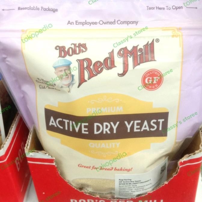 

bobs red mill active dry yeast 227 gr/premium quality/ragi