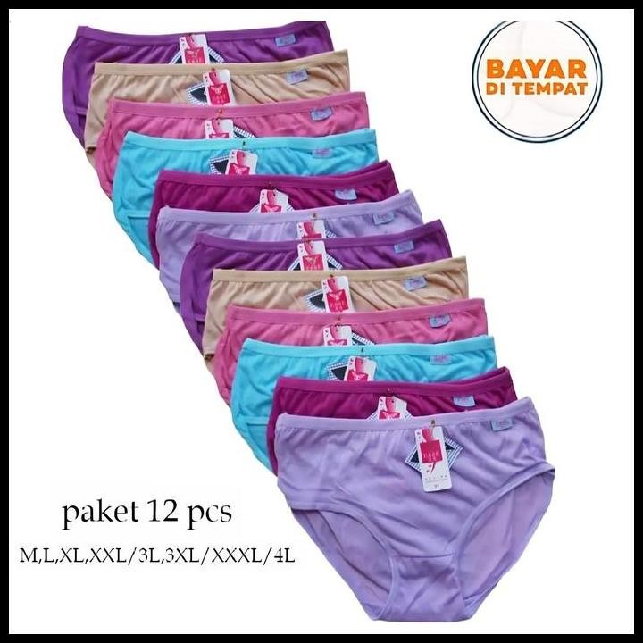 Terlaris [Harga Murah]Celana Dalam Cewek 1 Lusin/Cangcut/Celana Dalam/Cd Wanita/Sempak Cewek Dewasa/