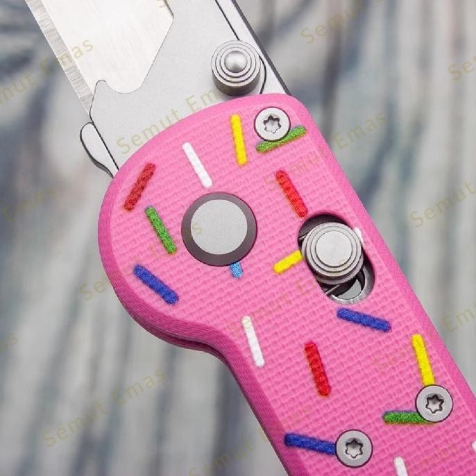 

Folding Utility Cutter Edc Knife With Crossbar Lock Smk-03 Original Dan Terlaris